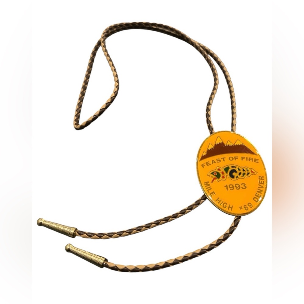 1993’s SHRINER MASONIC FEAST OF FIRE Mile High #69 DenverBOLO TIE